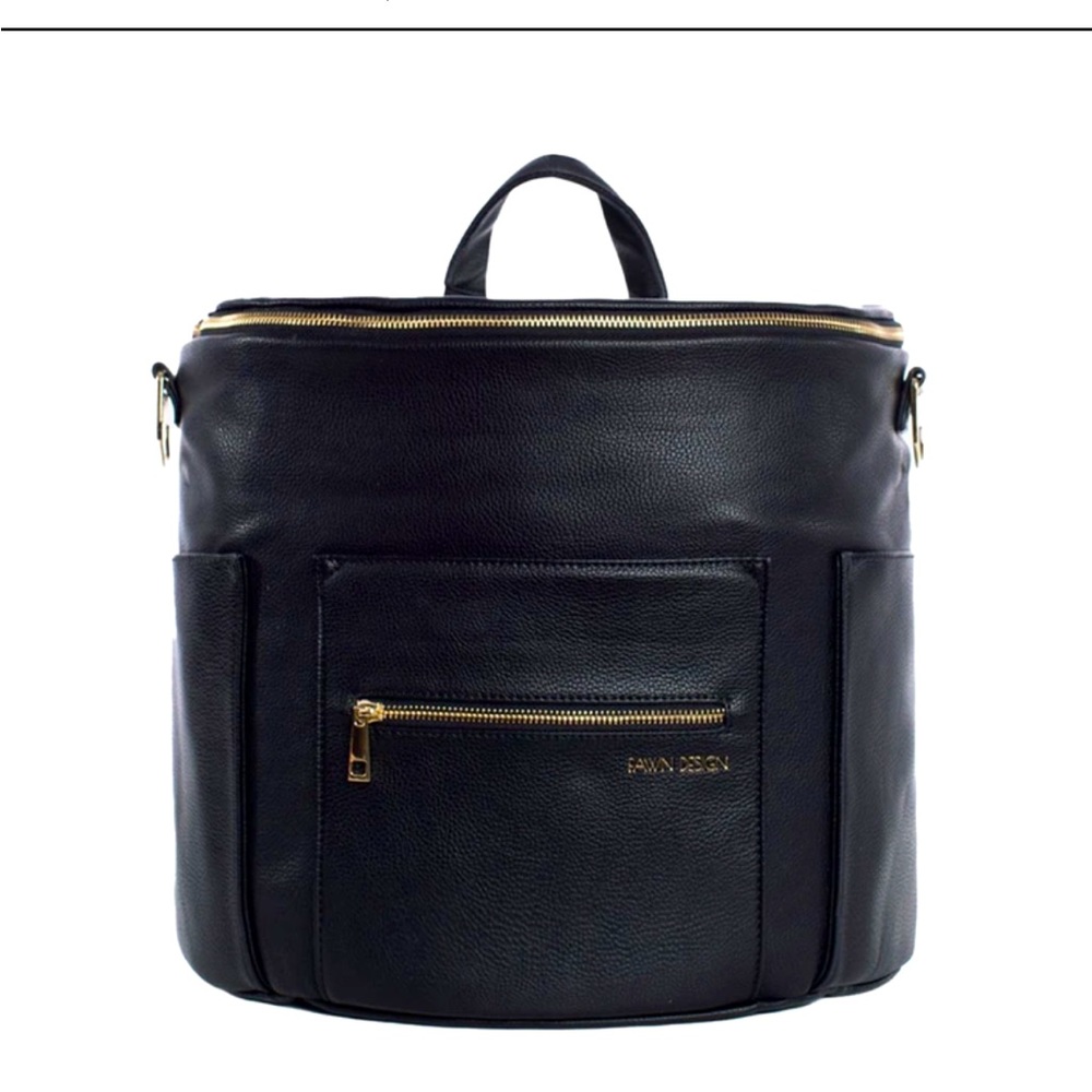 Fawn design diaper bag/backpack black original